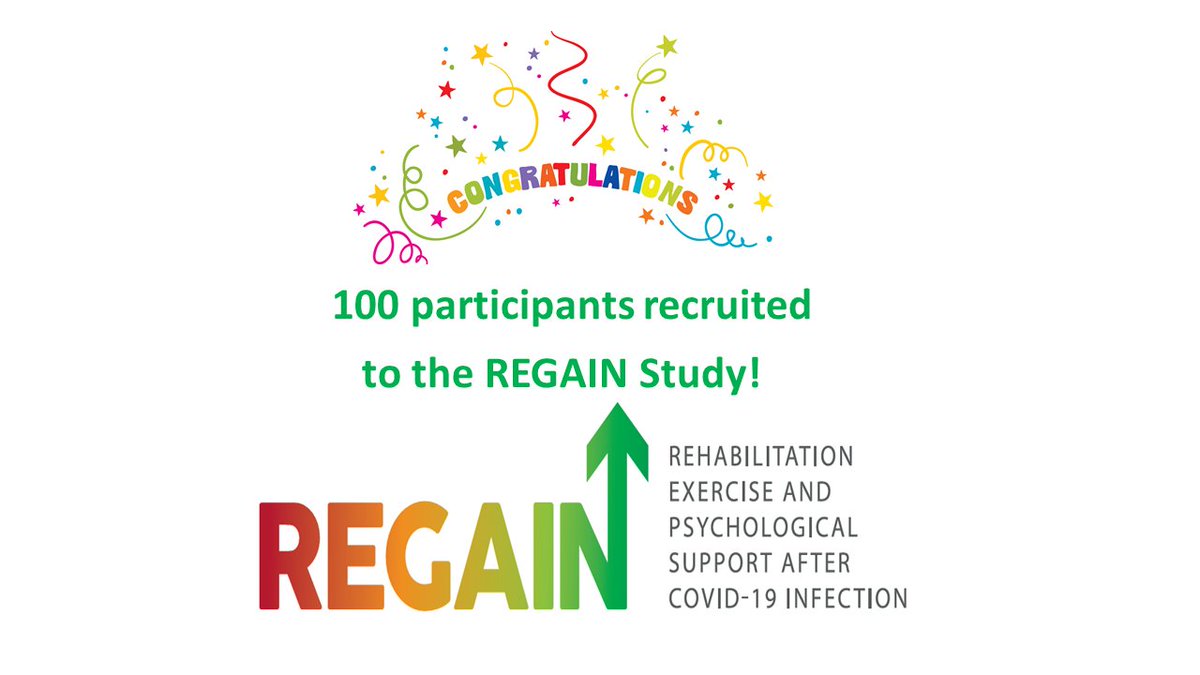REGAIN Study (@regainstudy) on Twitter photo 🎉1 0 0 🎉Participants have now been recruited to the REGAIN Study! Thank you to all of our participants, site staff, study team and everyone else involved for all your efforts! If you'd like to take part in the study visit: warwick.ac.uk/regain
<a href="/WarwickCTU/">Warwick CTU</a>
<a href="/Gord_McG/">Gordon McGregor</a>
<a href="/jxbruce/">Julie Bruce 🇺🇦</a> 🎉1 0 0 🎉Participants have now been recruited to the REGAIN Study! Thank you to all of our participants, site staff, study team and everyone else involved for all your efforts! If you'd like to take part in the study visit: warwick.ac.uk/regain
<a href="/WarwickCTU/">Warwick CTU</a>
<a href="/Gord_McG/">Gordon McGregor</a>
<a href="/jxbruce/">Julie Bruce 🇺🇦</a>