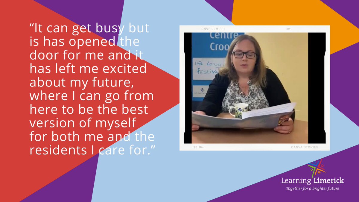 LimkLearnFest's tweet image. Get inspired this Friday!

#LearningAmbassador Eimear talked about her  learning journey and her achievements when interviewed by Lylian Fotabong for this year's LLLF flagship event.

Here is what she said:

#lifelonglearning #learningcommunities #learningadventures #lovelearning
