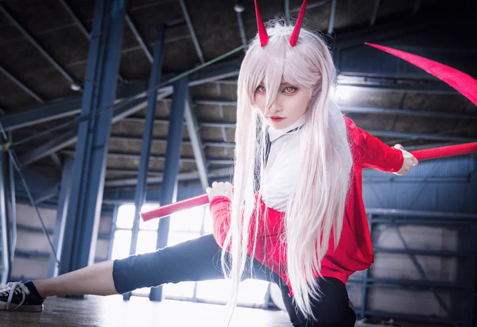 【コスプレ】
チェンソーマン / パワーちゃん

     〜血の悪魔〜

photo by しろくまさん
studio クロスタ ゼロ

男性が演じられる全力でパワーちゃんやりました 