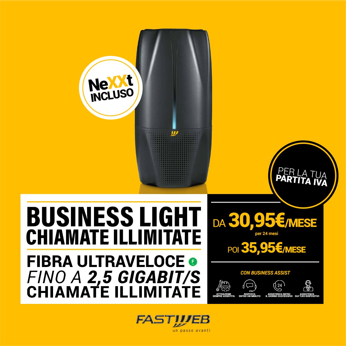 PistoiaStore's tweet photo. Per te che hai la Partita IVA, scopri Business Light a soli 30,95€ al mese. La #neXXtgeneration è qui. https://t.co/m3jt7DvJmA

#fastweb #partitaiva #business #marketing #innovation #startup  #businessonline #smartworking #socialmedia #pistoia #toscana #viareggio https://t.co/IitHYH5wNr