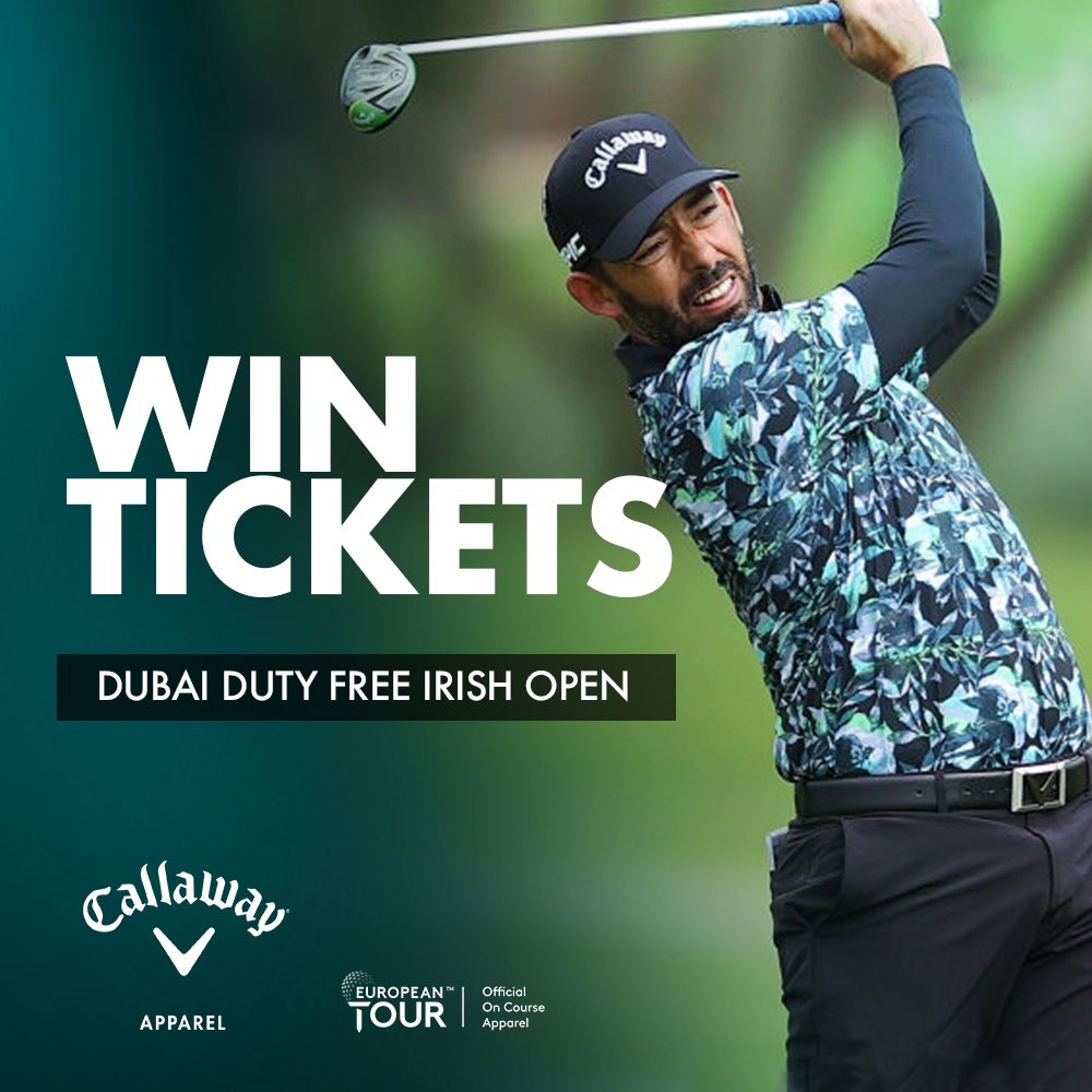 ‼️GIVEAWAY ALERT ‼️

We have teamed up with <a href="/ApparelCallaway/">Callaway Apparel Europe</a> , to giveaway 4x pairs of tickets to the Irish Open!

The winners to gain access to the course on any one day, Thursday to Sunday. 

To enter:
1. FOLLOW @mcguirksgolf &amp; <a href="/ApparelCallaway/">Callaway Apparel Europe</a> ✅
2. LIKE &amp; RETWEET this post