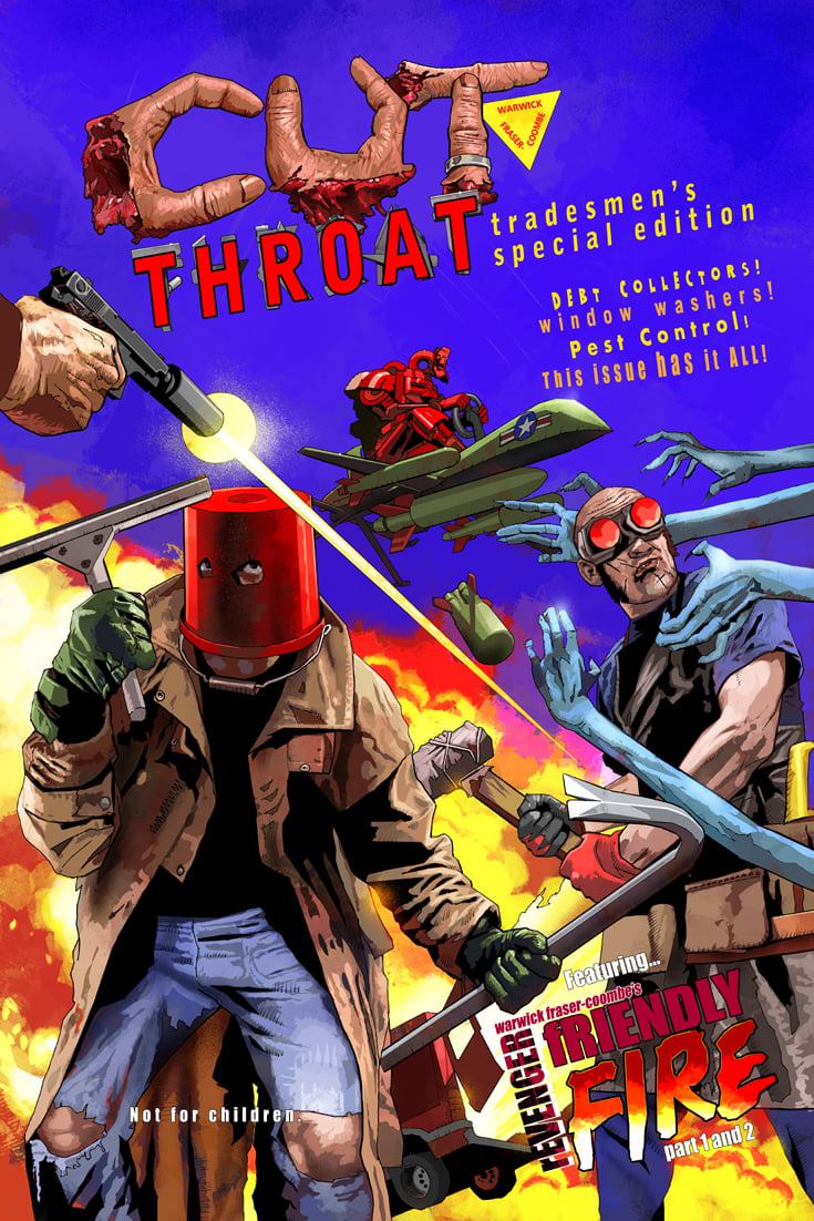 warfras's tweet image. It's here. . . £5 plus postage! 40 pages. Review here: comicscene.org/2021/06/22/com… pm to get your mitts on a copy!
