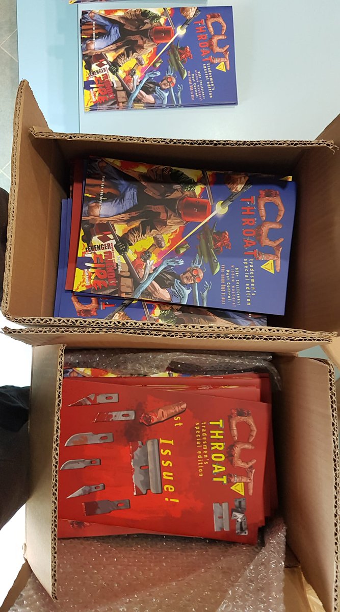 warfras's tweet image. It's here. . . £5 plus postage! 40 pages. Review here: comicscene.org/2021/06/22/com… pm to get your mitts on a copy!
