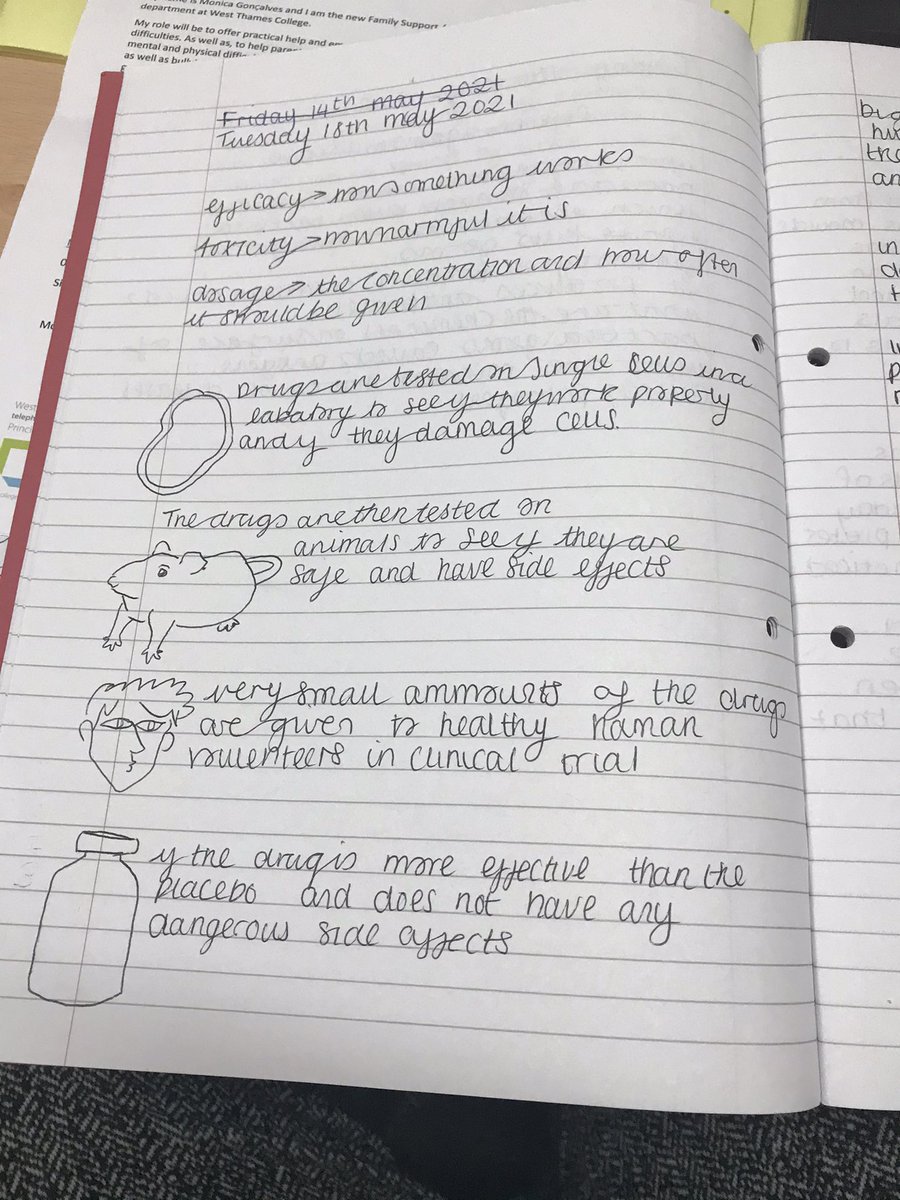 <a href="/SpringwestA/">Springwest Academy 💙</a> Look at Paige’s INCREDIBLE Science book ! What brilliant work to revise from! Lots of dual coding...🧬 🧫 🧪