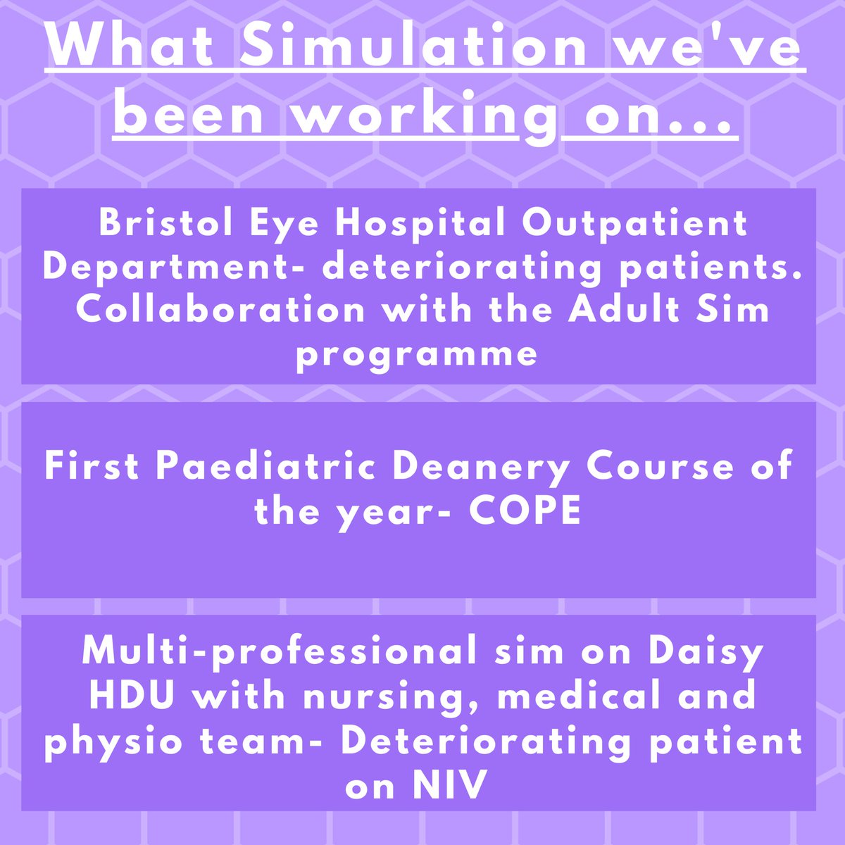 UHBWSimulation's tweet photo. Check out what our team has been getting up to recently! 😁 #superNHS #Simulation #paediatric @SWSimNetwork https://t.co/zJ7hag8CQT