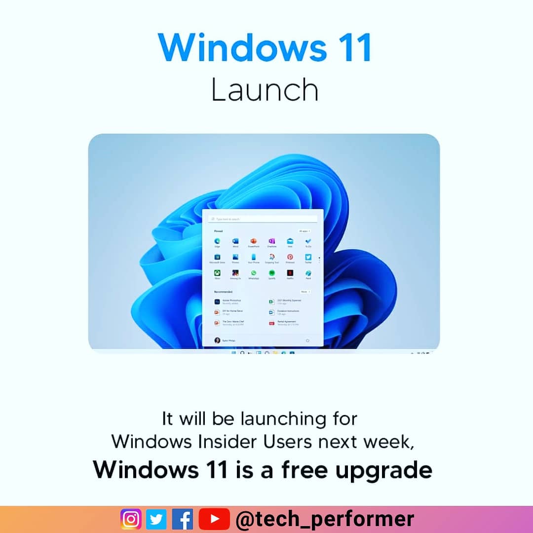 tech_performer's tweet image. #Microsoft officially announced #Windows11 with improved UI and features.
#Windows #MicrosoftEvent #MicrosoftTeams #technews