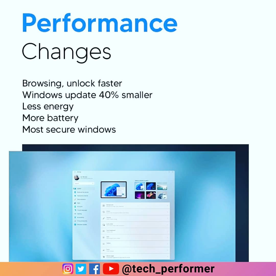 tech_performer's tweet image. #Microsoft officially announced #Windows11 with improved UI and features.
#Windows #MicrosoftEvent #MicrosoftTeams #technews