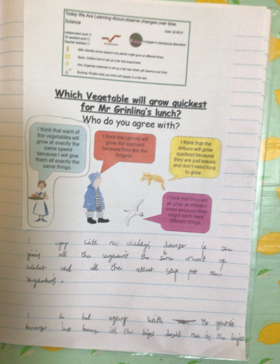 SPS_Year_2's tweet photo. We have been making predictions about which vegetable seeds we think will grow quickest to make a lunch for Mr Grinling. #science #observingovertime. https://t.co/T9K1yPBm7B