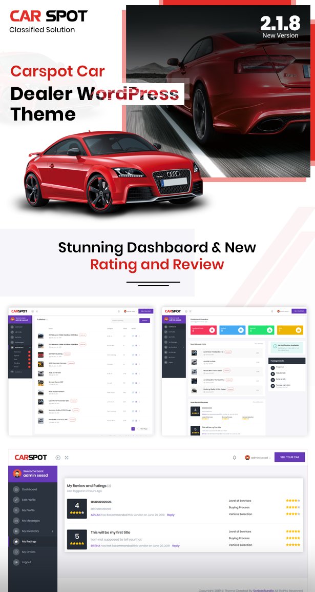 ScriptsBundle's tweet photo. CarSpot – Dealership Wordpress Classified Theme
is a fully-featured and powerful car dealer WordPress theme.  
https://t.co/Ki9s5yKAjU
#adlisting #adposting #automotive #CarClassified #cardealer #cardealership 
 #classified #classifiedlisting #dealership #dealershiptheme #listing https://t.co/7VhENNj4al