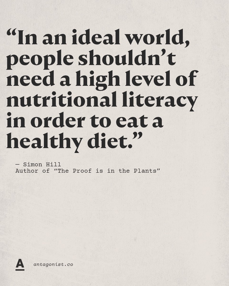 antagonist__co's tweet photo. We loved talking to Simon Hill of Plant Proof about his evidence-based take on nutrition, the best approach to a balanced diet and his newly released book. Man's been dropping truth bombs left and right!⁠
⁠
Find the full interview via the link below.⁠

https://t.co/ggZssCgcQ9 https://t.co/4GrVaFVi4R