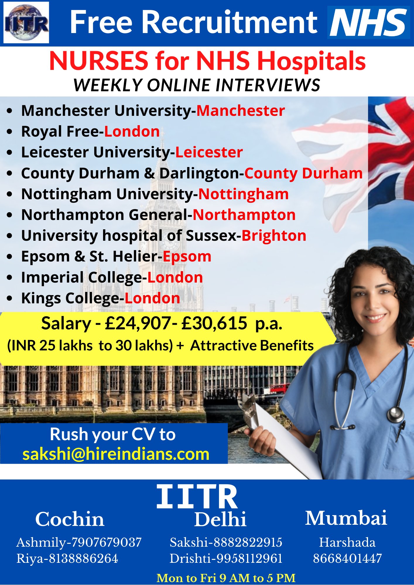 IIHCR on X: &ldquo;FREE RECRUITMENT 𝐎𝐧𝐥𝐢𝐧𝐞 𝐈𝐧𝐭𝐞𝐫𝐯𝐢𝐞𝐰𝐬 