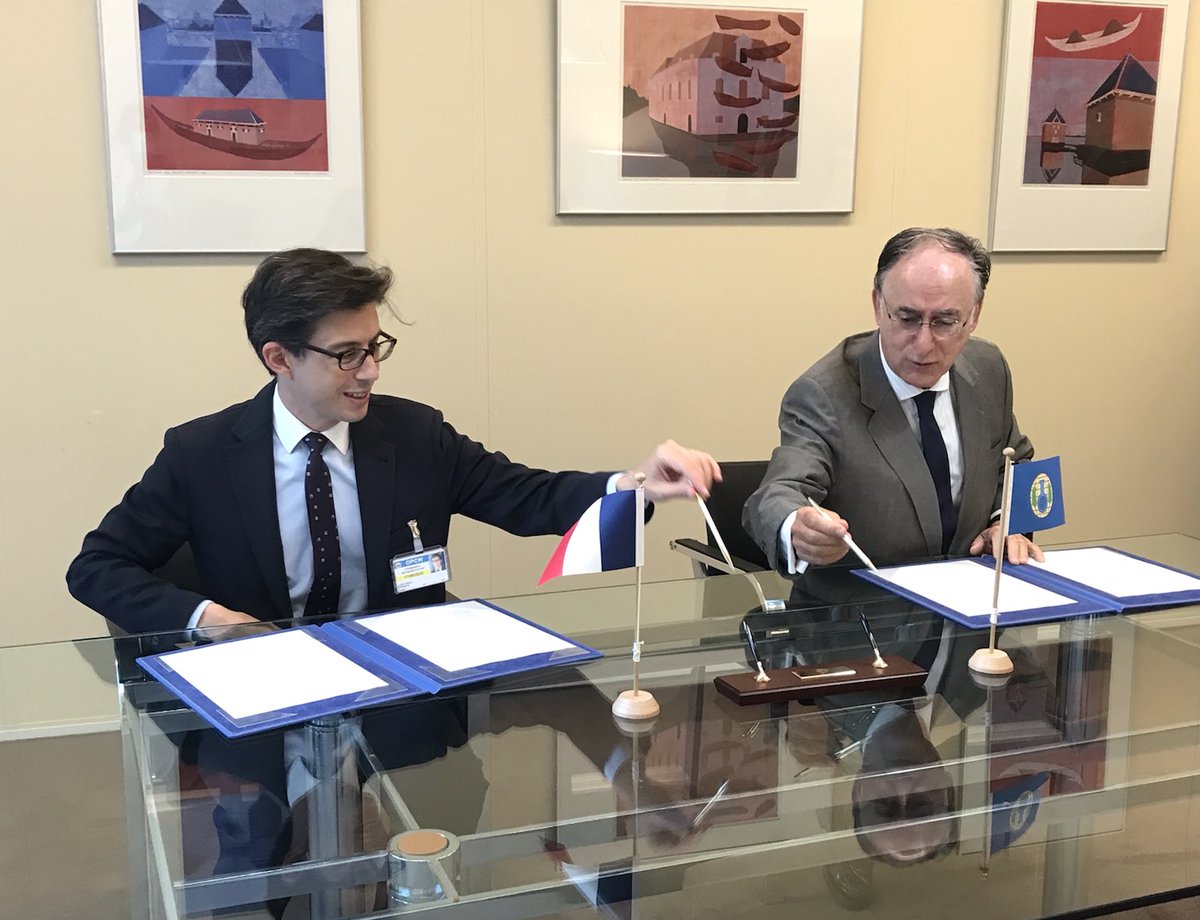 FranceinNL's tweet image. Amb @lvassy : &quot; This is critical in a pandemic period, but also more broadly for the future and in order for the @OPCW to protect itself against malicious #CyberActivity. 🇫🇷 recalls its unwavering commitment to the #CWC, for a world free from #CW.&quot;