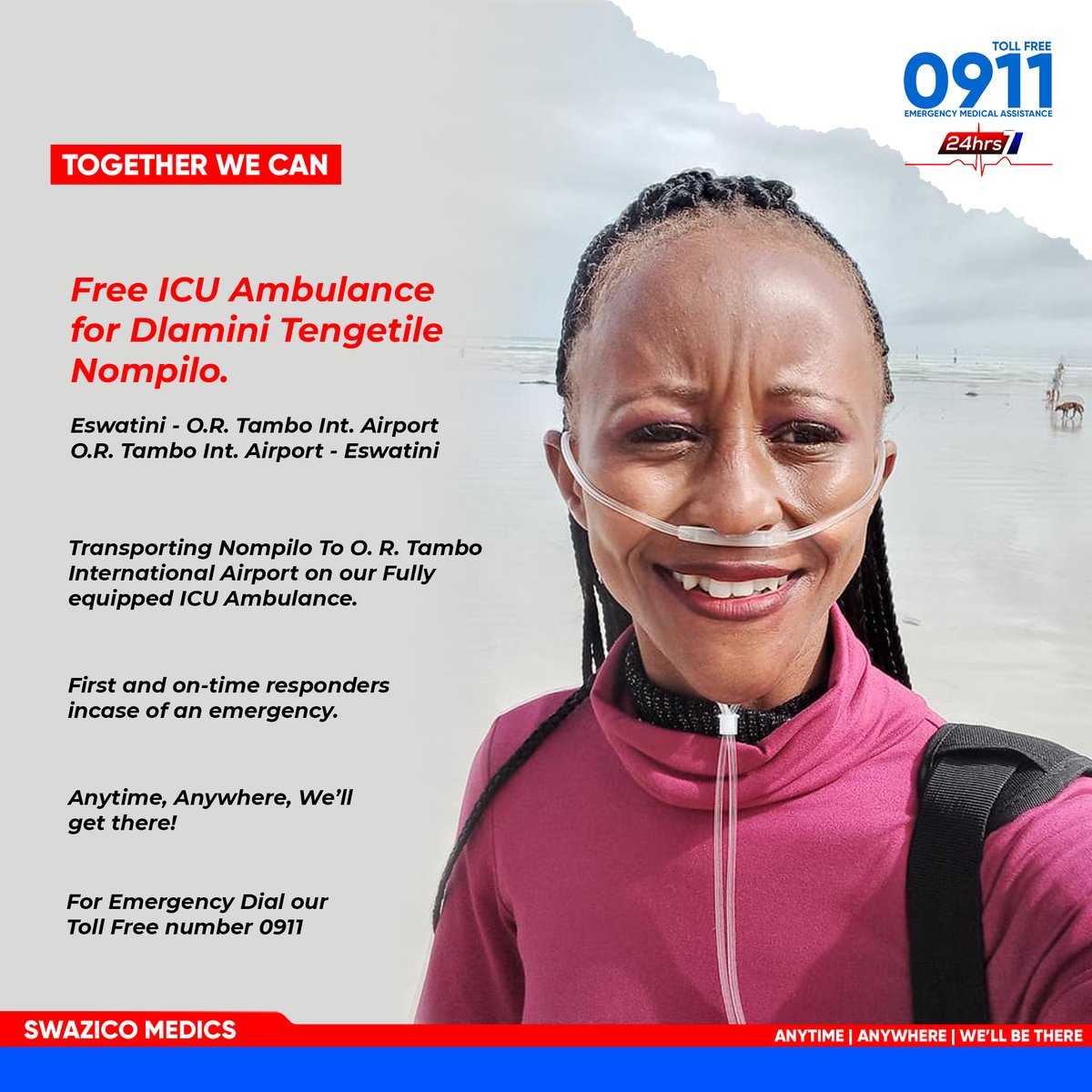 We join The Nation and The World in Dlamini Nompilo Tengetile   #JustBreathe Campaign.  

<a href="/mizzkwanda/">Nokwanda Nokwanda</a>  

For Emergency Medical Prompt Assistance Dial 0911 toll free.