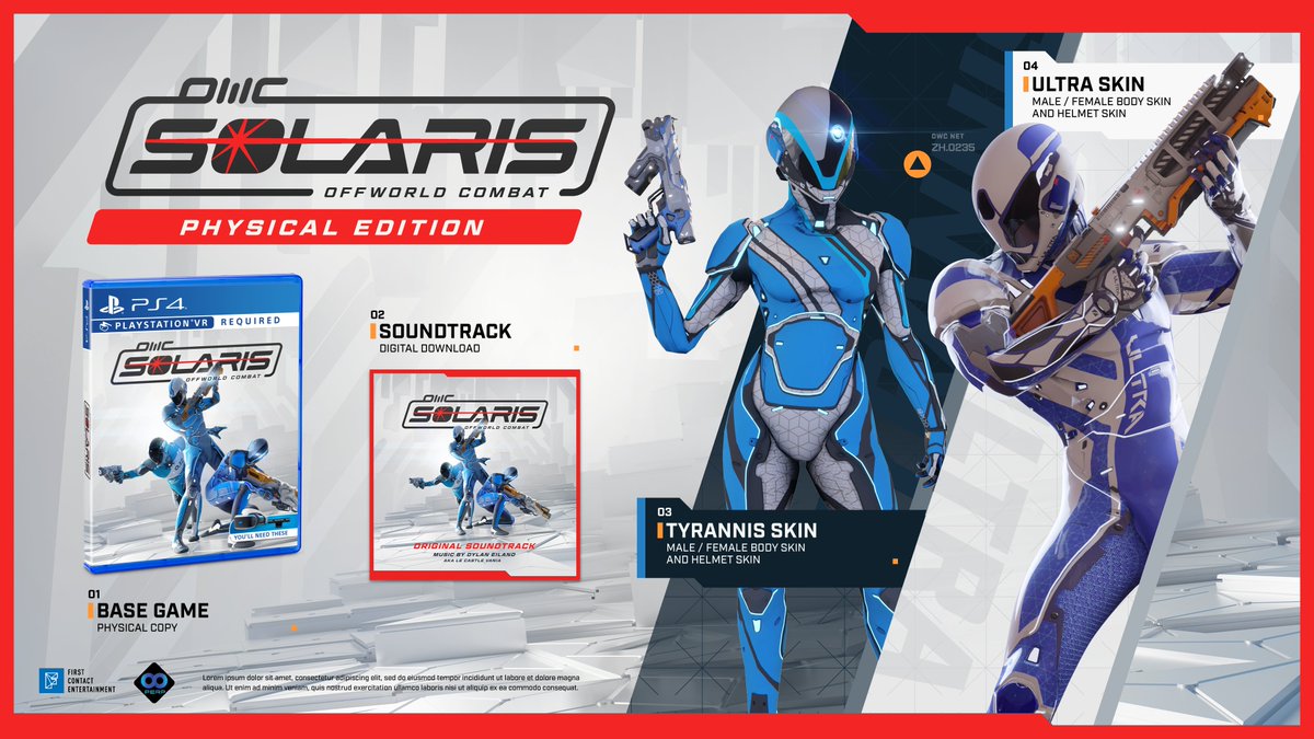 PerpGames's tweet image. Get ready to blast your way again in #PSVR as #SolarisOffworldCombat is OUT NOW in a beautiful physical copy. It comes with some extra goodies too! 🔫🎮

Pick up your copy today on the #PerpGames #PerpStore!

perpgames.com/product/solari…

@firstcontactent @PlayStationEU @PlayStationUK