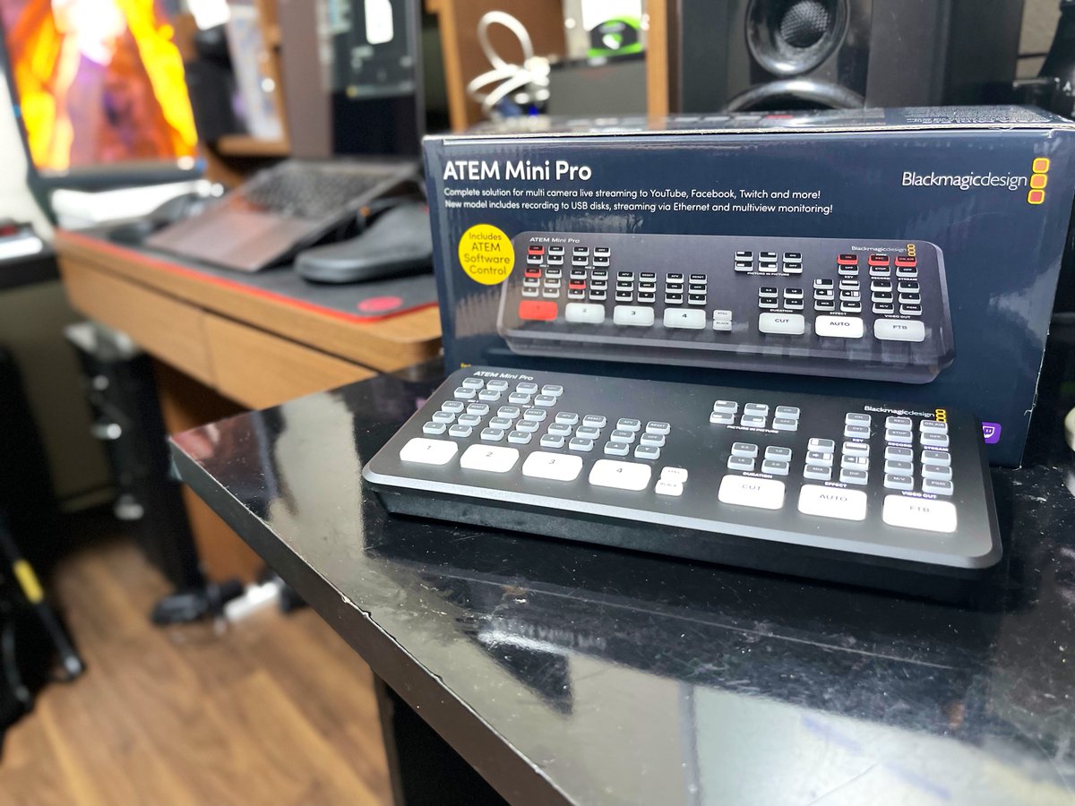 H_K_NCIS's tweet image. 新機材導入です
#ATEM 
#ATEMMiniPro