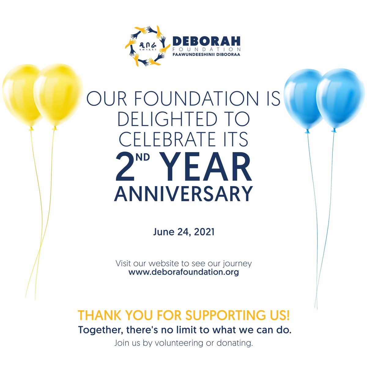 Deborah Foundation tweet media