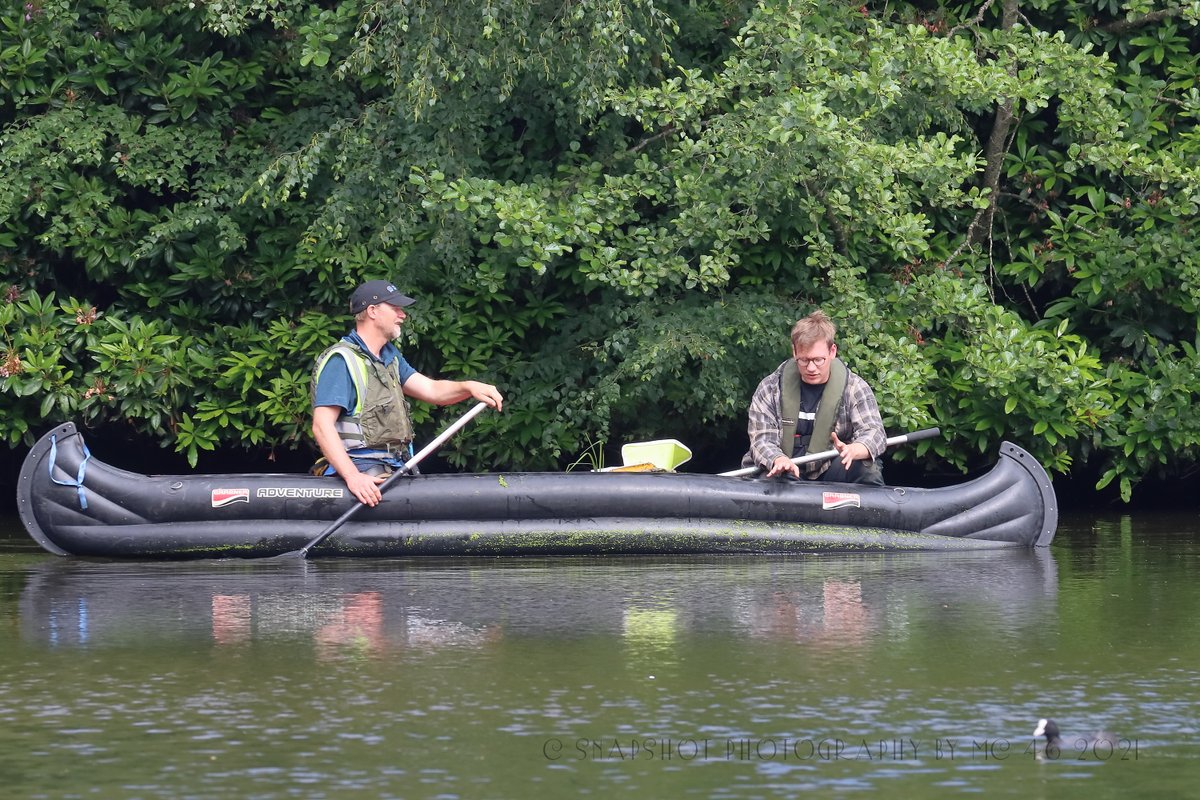 KaptainCosgrove's tweet photo. " Deliverance...(perhaps not, there's no sign of a crossbow, or banjo)..."
"The Mersey Forest?, doing whatever it does in a canoe, on the Main Lake, Sefton Park..." #SeftonPark #MainLake
@ILoveSeftonPark 
@merseyforest https://t.co/H0SCWuX72x