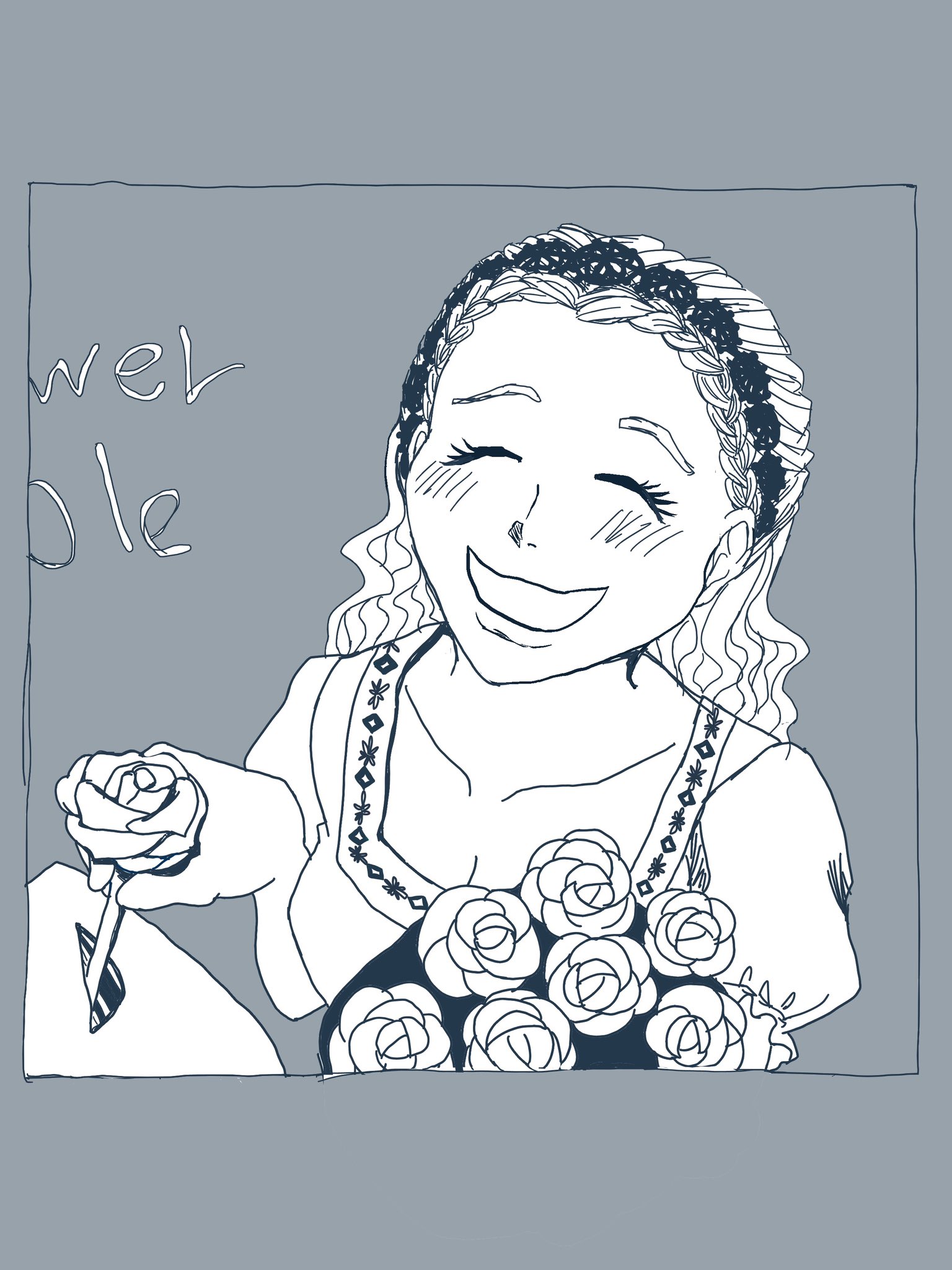 神田くむり イラスト 百合の日 フラワーホール 再掲 プロポーズの時に花束を渡し て Okなら1輪刺してもらい それを見せびらかしながら帰るんだそうです なんか可愛いですよね 百合カップル プロポーズ イラスト 絵描きさんと繋がりたい イラスト