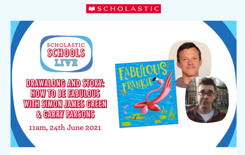StMonicasCPS's tweet photo. Y3 St James took part in the Scholastic Reading Festival with Simon James Green and Garry Parsons.
We listened to their new story 'Fabulous Frankie' and we had a go at drawing Frankie! @Scholastic @simonjamesgreen https://t.co/o2VCiLmFT8