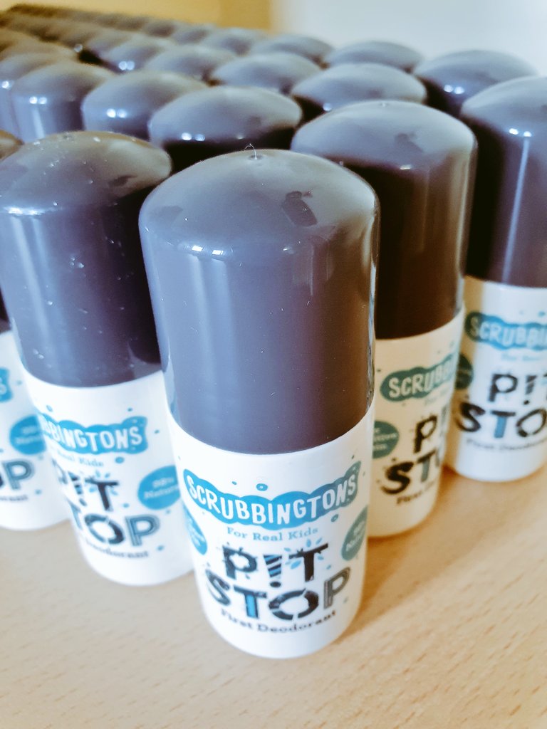 As we are growing up &amp; moving on to secondary school we are talking about taking more responsibility for our personal hygiene. Thank you to <a href="/HygieneBankNcl/">The Hygiene Bank Newcastle</a> and <a href="/Scrubbingtons/">Scrubbingtons</a> for these first deodorants which we will be distributing during our Trust wide health and wellbeing week.