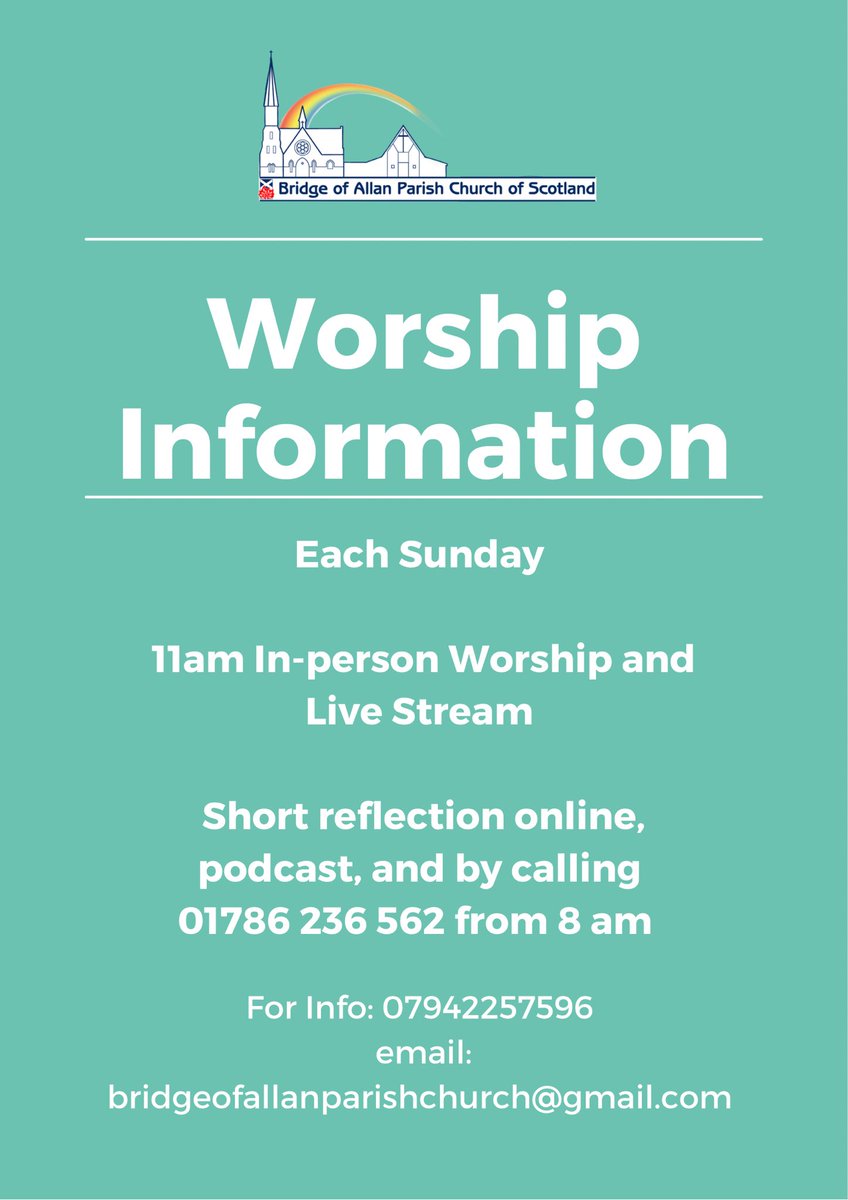 Bridge of Allan Parish Church tweet media