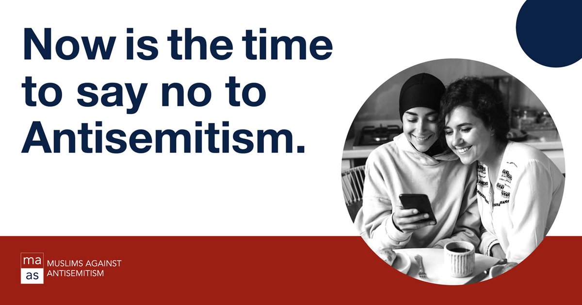 Stand with us.

As Muslims, we will tackle antisemitism wherever we find it.

Even that if that means calling it out within small but vocal sections of Muslim communities.

#No2Antisemitism