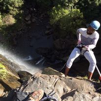 LTetani's tweet image. Abseiling at Hogsback
Madonna &amp;amp; Child waterfall 
What an experience
@HogsbackAdventure
@hogsback