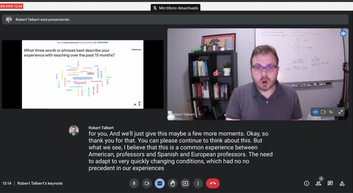 No se puede acabar mejor esta edición del #flipforbias21, la ponencia de <a href="/RobertTalbert/">Robert Talbert</a> pone un gran BROCHE de ORO, a dos días en las que <a href="/fundacionbias/">Fundación Bias</a> y <a href="/mteducacion/">mt grupo</a> han vuelto a ser referentes Nacionales del modelo Flipped Learning.
Gracias <a href="/dchicapardo/">Domingo Chica Pardo</a> <a href="/Sofia_Temprado/">Sofia temprado</a>