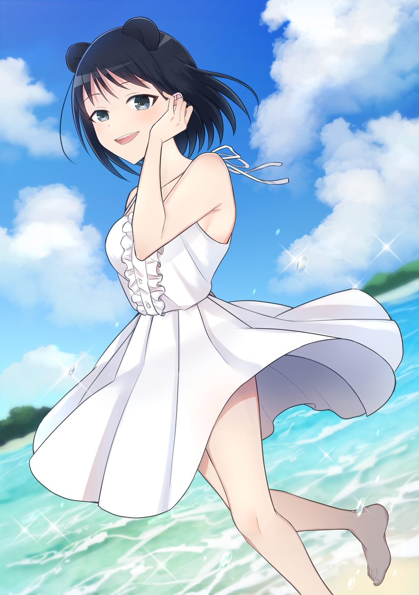 多治見国繁 鉄窓の南十字星連載中 على تويتر 今回 依頼していた憲兵ウィッチ 村井清乃の白ワンピイラスト が本日 納品されました シンガポールのある海岸で秘密のデートがテーマです 素敵な可愛いイラストで最高にドキドキして心掴まれます トモノリさん