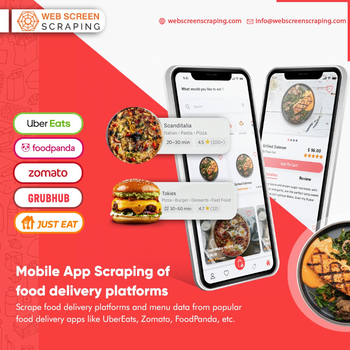 webscreenscrap's tweet image. Scrape food delivery platforms data from popular food delivery mobile apps like Foodpanda, Just Eat, UberEats, Zomato, Grubhub, etc

webscreenscraping.com/food-delivery-…

#foodorderingapp #fooddatascraping #foodordering #fooddelivery #webcrawling #usa #canada #uk #australia #uae #japan #spain