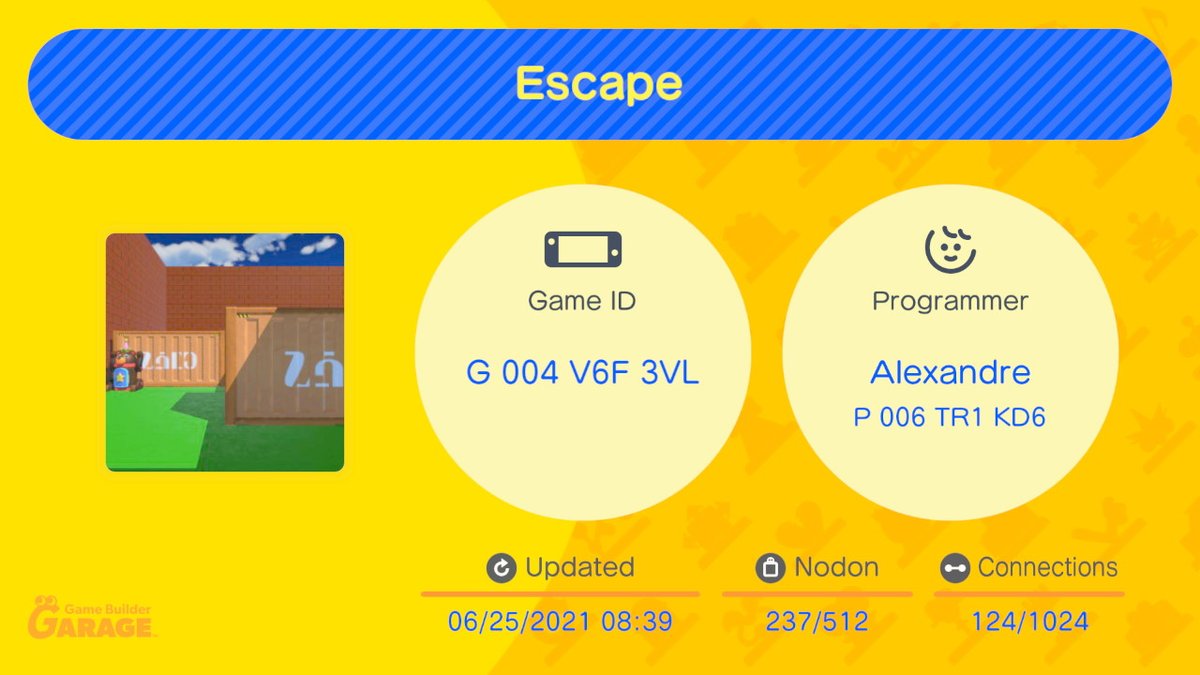 Alexandre_Puff's tweet photo. #GameBuilderGarage #NintendoSwitch https://t.co/qQ3VsOkrXO