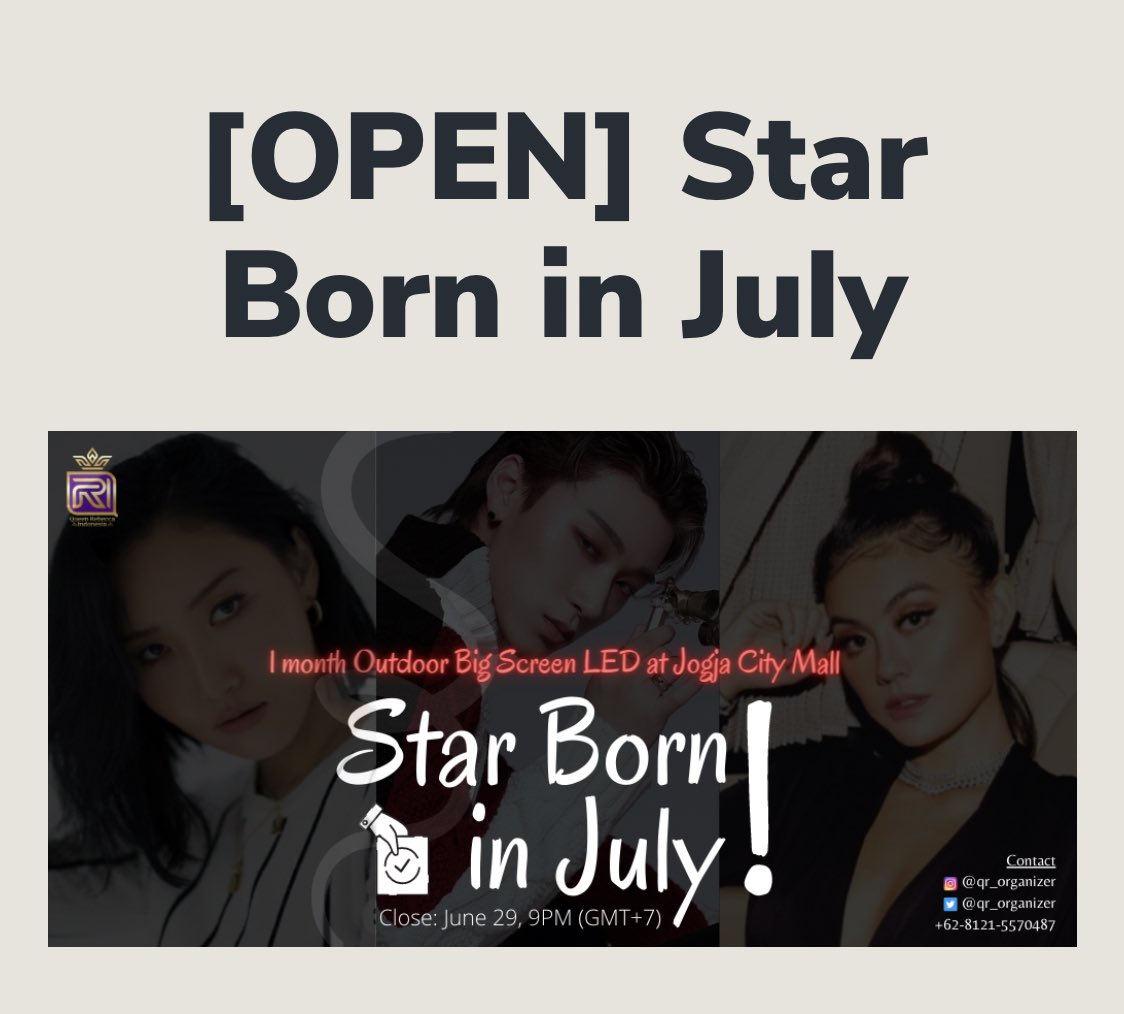 sandorokis's tweet photo. [🗳] 'Star Born in July' Birthday Ad Voting ‼️

🏆 Outdoor Big Screen LED Ad in Jogja City Mall, Indonesia for 1 month
Ends: 29 June, 11PM KST

currently we need 4539 votes to get 1st place! 

🔗: https://t.co/kpZY0AwDRU

#ATEEZ #에이티즈 @ATEEZofficial https://t.co/m7pPekkhPR