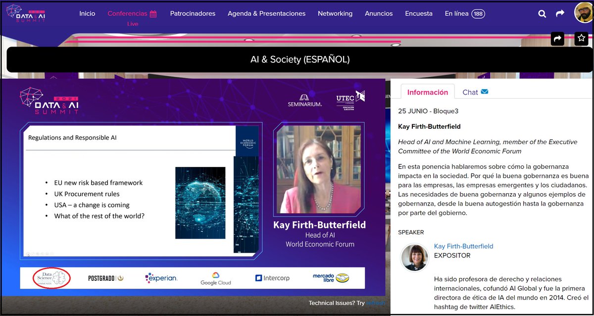 aguerrabiffi's tweet image. Dia2 en el #DataAISummit2021 ...
@KayFirth-Butterfield : #InteligenciaArtificial y #Sociedad .

@DS4BCommunity  en uno de los eventos más importantes del año