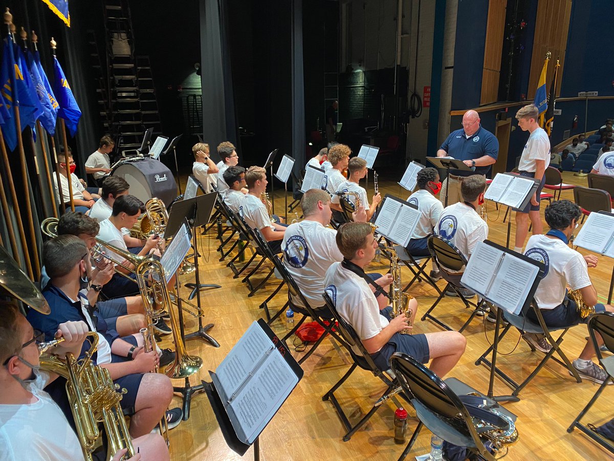 Each day at Virginia Boys State, the Gentlemen of Note Choir and the Boys State Band rehearse and perform at morning religious services and at flag raising and lowering ceremonies. We appreciate your hard work Citizens! #vabs2021