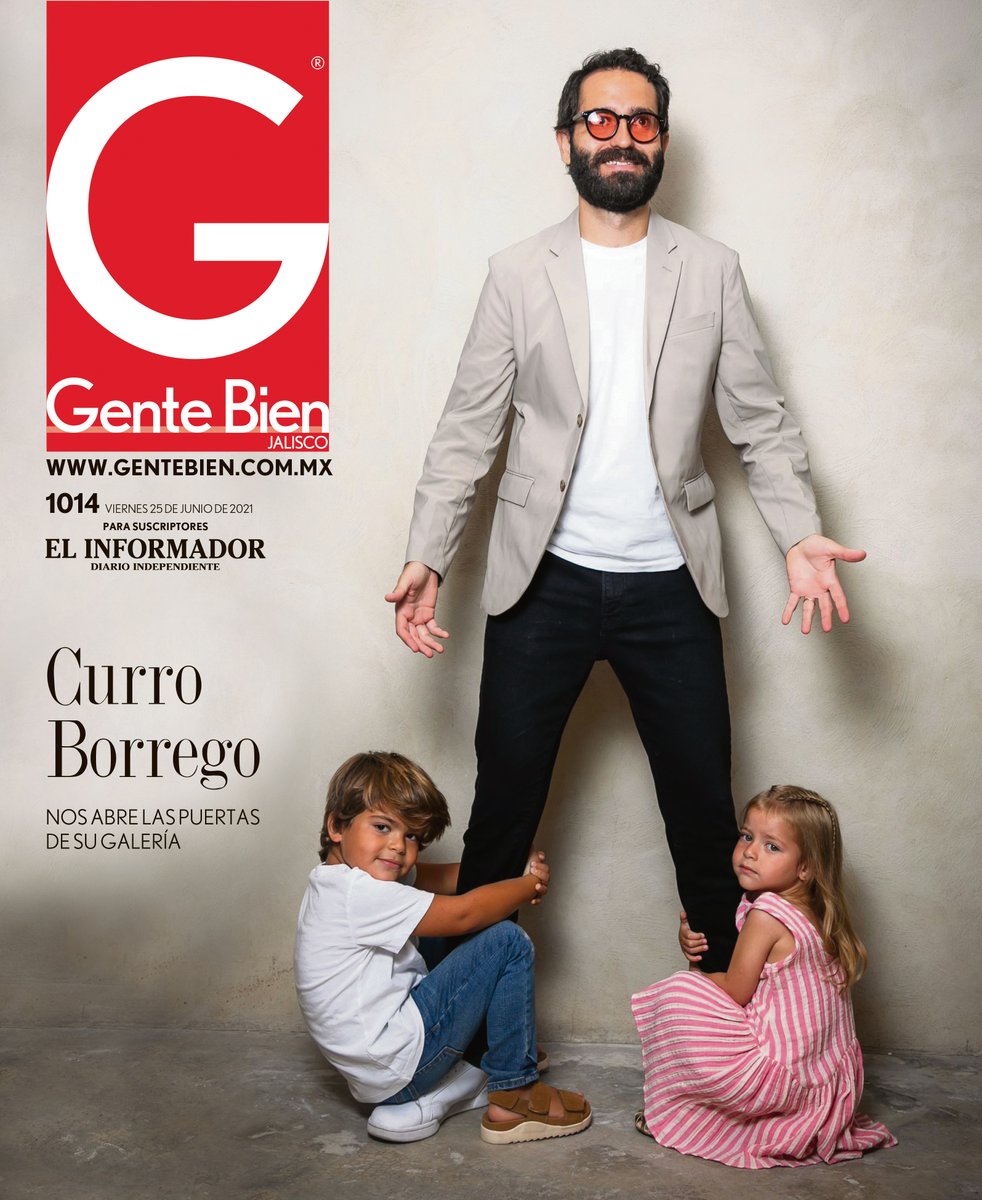 ¡HOY EN PORTADA!📸✨  Curro Borrego nos abre las puertas de su galería Galería CURRO  en compañía de su familia, y nos habló sobre su faceta como papá y los próximos proyectos de su galería.

🔗Lee la nota completa en el link. gentebien.com.mx/perf.../perfil…