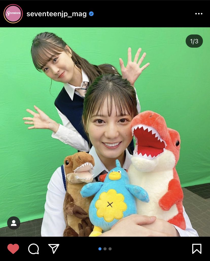 しんしん ポカがセブンティーンのインスタにのってる