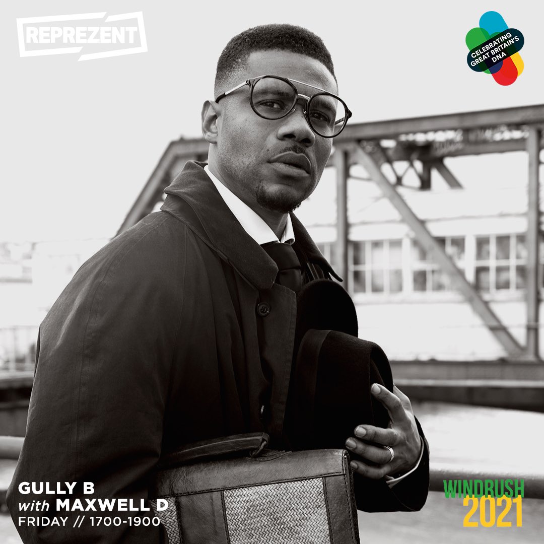 TheGullyB's tweet photo. Celebrating #WindrushWeek with @MaxwellD1 on my @ReprezentRadio show today - Talking about the history of ‘toasting’, and the birth of Grime! + his new #BritishJamaican EP!
#Reggae #Dancehall #Windrush #MaxwellD https://t.co/Z3yAXncWp2