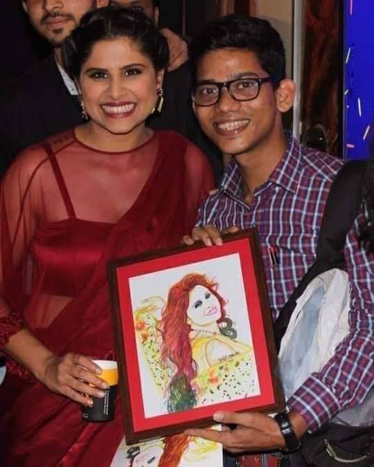 Happy Birthday Saie.. ❤️🎨😊 #सई #SaiTamhankar #watercolors #illustration #saraswatiarts #saraswati_arts #portrait #abhijitmurudkar #abhijit_murudkar #art #artist #painting #sai_tamhankar #HappyBirthdaySaiTamhankar @SaieTamhankar @TeamSaiholics