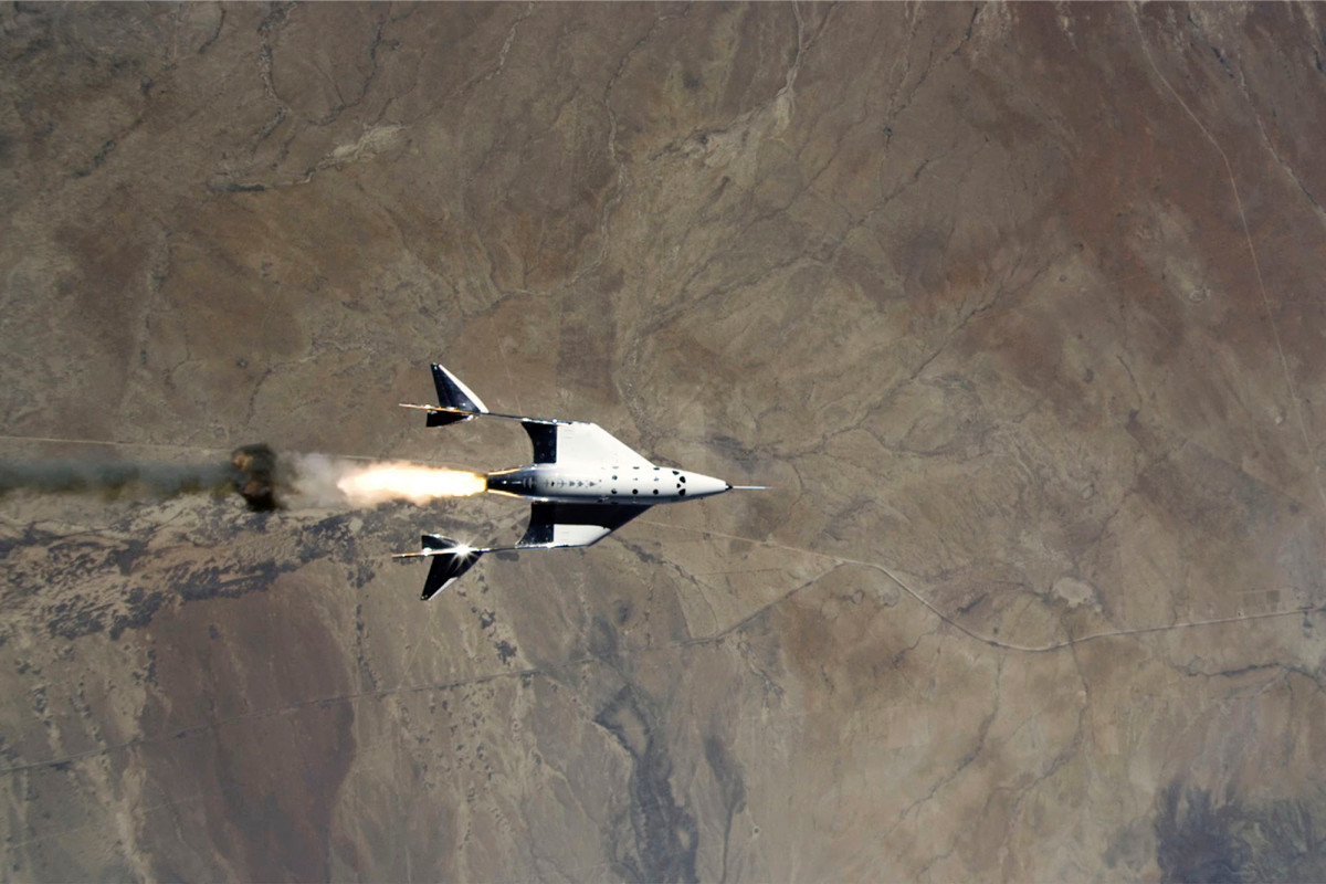 nypost's tweet photo. FAA clears Virgin Galactic to fly passengers to space https://t.co/JZSez8viqu https://t.co/cBPUl41G15