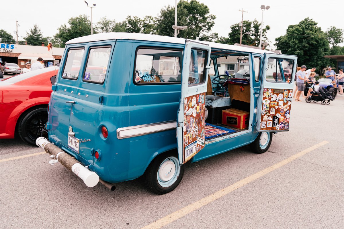 ReggiesMW's tweet photo. In case you missed it, the Best "Project in Progress" trophy went to Peter Acker and his 1964 Ford Falcon Club Wagon. We love seeing this van!! https://t.co/gWwq0Ws9p1