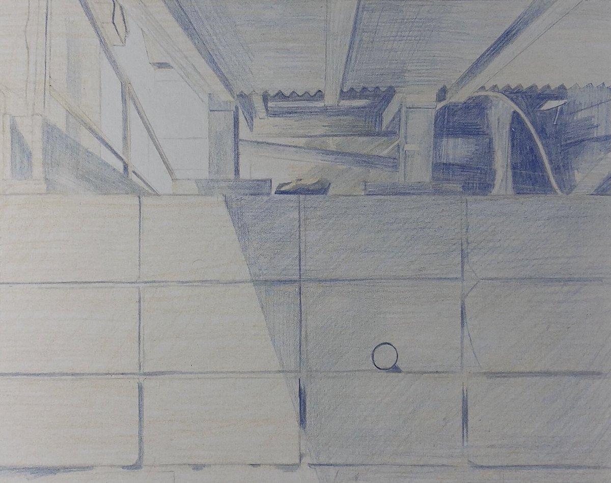 Lichtリヒト Pa Twitter 新作描き始めました この描き方気に入りました 今後変わっていくだろうけど 色鉛筆画 風景画