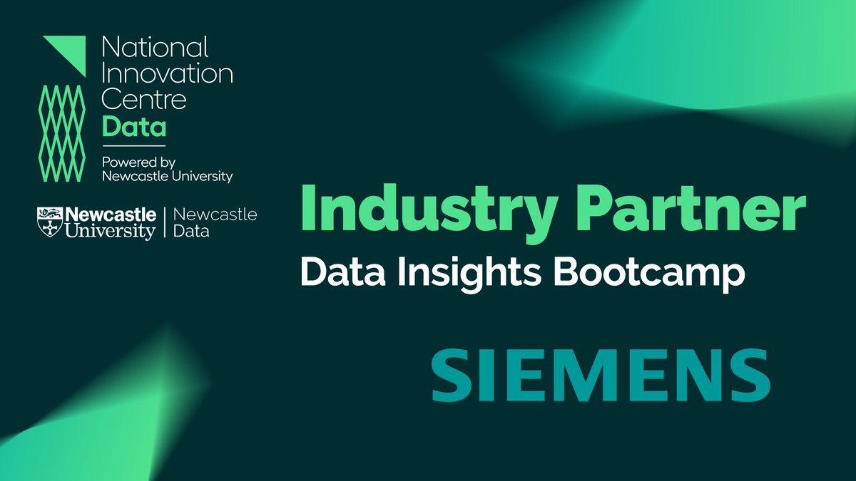 NewcastleData's tweet photo. 📢We are delighted to announce @siemensuknews as an industry partner for our #DataInsightsBootcamp with @NICDATA next week. What a great experience for @uniofnewcastle students. We can't wait to see the results of their collaborative work.
@engagencl @thecatalystuk https://t.co/0adLwDwGsW