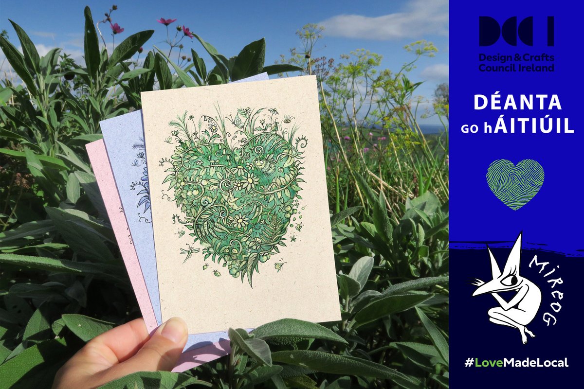 Táimid ag glacadh páirt sa fheachtas #madelocal ón <a href="/DCCIreland/">Design & Crafts Council Ireland</a> arís i mbliana. Tá sé dírithe ar fheasacht a ardú faoi táirgí uathúla cruthaithe ag dearthóirí áitiúla.
