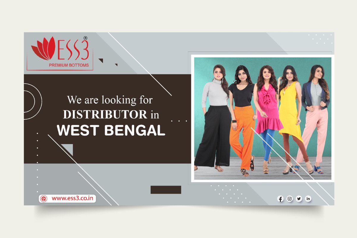 its_Ess3's tweet photo. Grab the opportunity to become an exclusive distributorship in 'WEST BENGAL'.
Contact us : 6291579939
Visit Now : https://t.co/vTUXCswkXQ
#Leggings #Trendy #BestCollection #BestFabric #FeelComfort #Latest #Fashions #Westbengal https://t.co/zZVcKrXyPH
