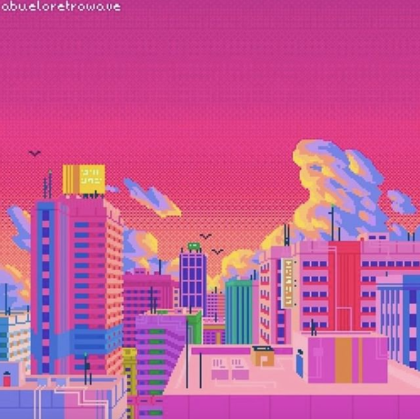 AstrovadaReal's tweet photo. Would you live in a pixelated world if it looked like this?

🎨 by abueloretrowave

#aesthetic #pixelartist 
Aesthetic clothing and more at https://t.co/TvC2QzcSfJ https://t.co/9rF1HXVBIY