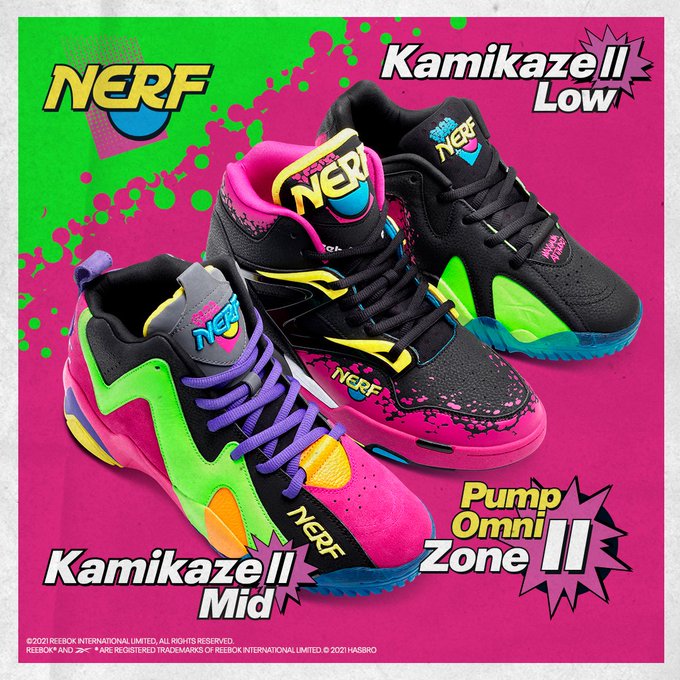NERF x Reebok Collection