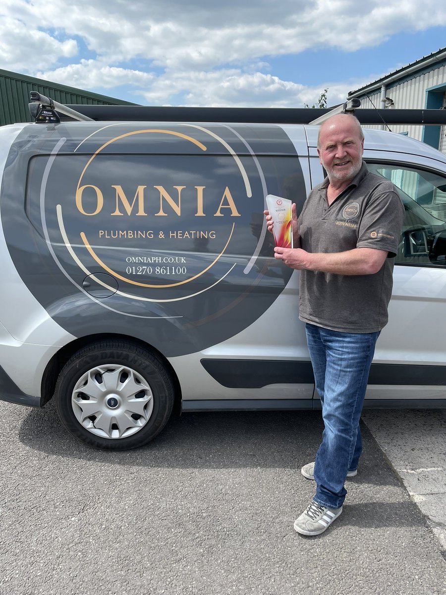 omniaplumbing's tweet image. Team Omnia have won a new award to add to our collection