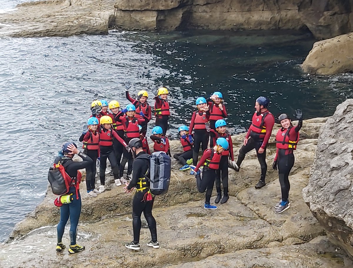 dumpton's tweet photo. An update from the #Year5 Camp! The children slept really well last night and are refreshed and ready for today's activities. Coasteering earlier and jumbo paddleboarding this afternoon!
#PrepSchoolDorset
#HomeToGrowthAndLearning
#FlourishingCharacter https://t.co/Pi1iVQuBya