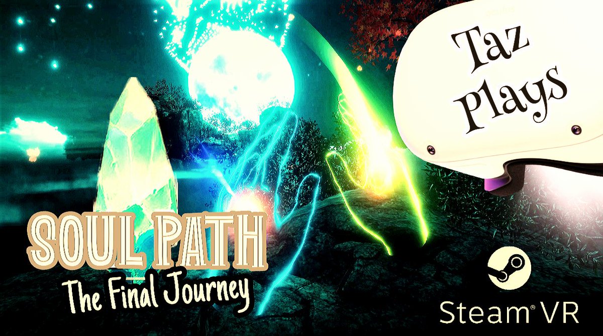 tazthekiwi's tweet photo. Coming up on Taznic Gaming VR.... stay tuned folks for Soul Path via #SteamVR played using the #Oculus #Quest2 and airlink 

It looks like its going to be a lot of fun
Be sure to set your #YouTube notification bell to all.

#VR
#SoulPath

"It's All About the VR Baby." https://t.co/pbr8IZLQmk