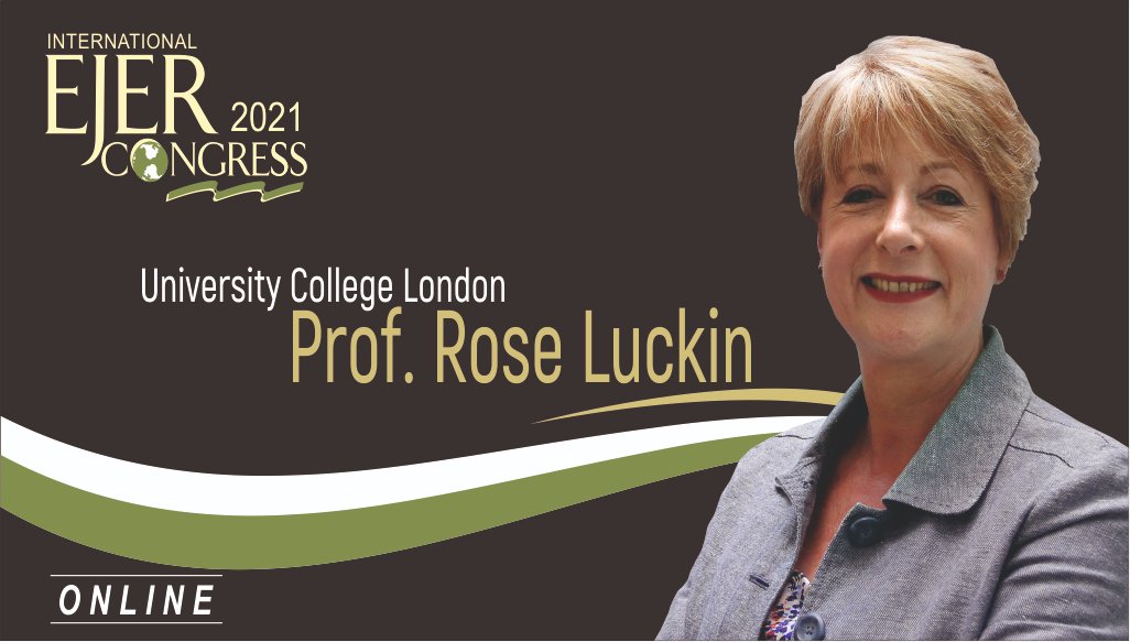 Prof Rose Luckin will be delivering the keynote speech on "Education in the Digital Age: What is the role of AI?" at this year's <a href="/EJERCongress/">EJERCongress</a> on July 7.
Further details can be found here ejercongress.org/en/